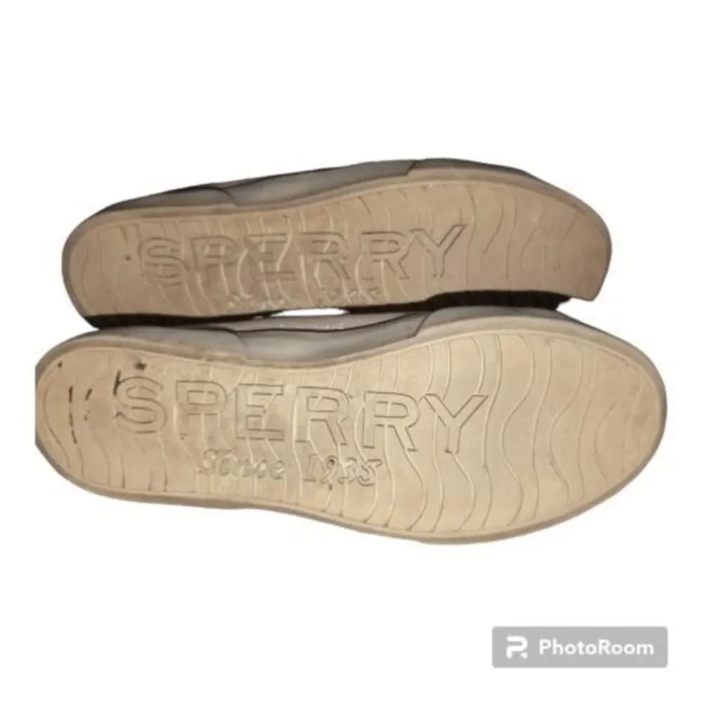 SPERRY Gold Crest Vibe Textile Sparkle Sneakers - Size8.5 M  Oat‎ Gold
